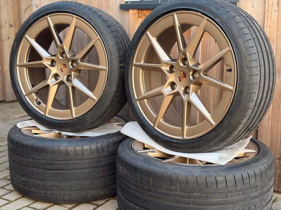Original Porsche 992.2 Sommerräder 20 21 Zoll Sommerreifen Neodym